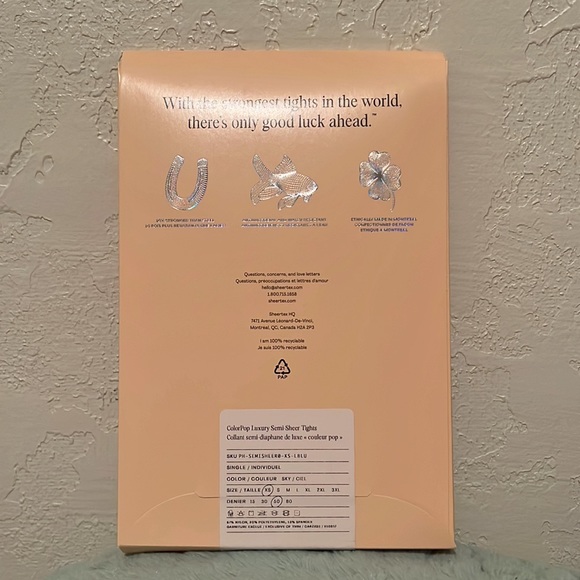 COPY - Sky Sheertex Tights - Picture 2 of 2